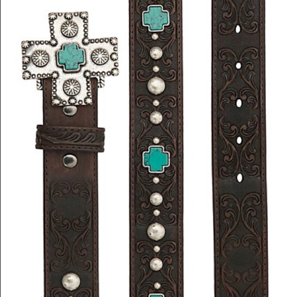 Ariat Women’s Cross Western Belt - Picture 2 of 3